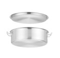 Garnek niski z pokrywką, HENDI, 10,8L, ⌀360x(H)139mm, Okrągły