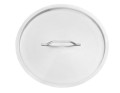 Garnek niski z pokrywką, HENDI, 10,8L, ⌀360x(H)139mm, Okrągły