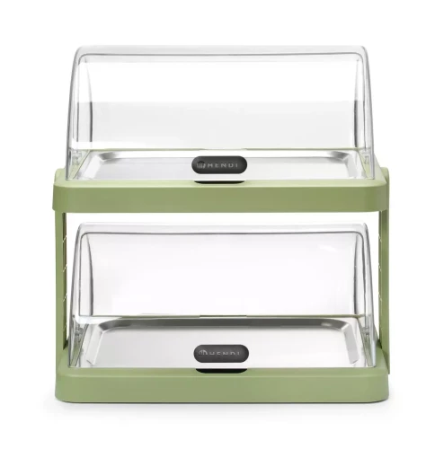 Przejdź do produktu Pojedyncza witrynka chłodząca roll-top Duo UNIQ , HENDI, Bronwasser, Podwójna, zielony, 480x355x(H)480mm