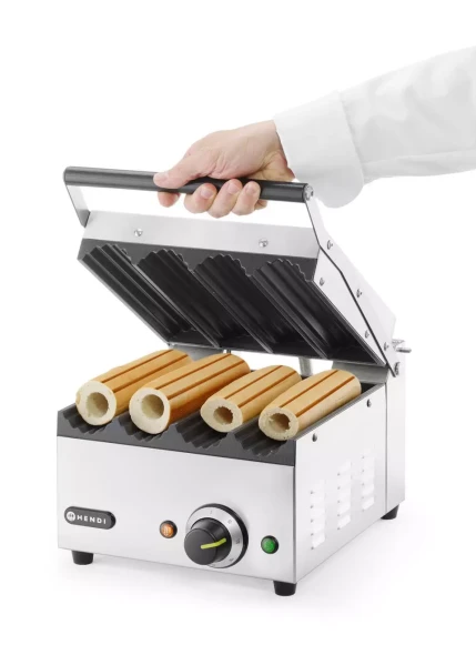 Grill kontaktowy Hot-Dog Panini, HENDI, 220-240V/1800W