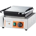 Kontakt grill pojedynczy, ryflowany, Caterina, 230V/1800W