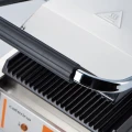 Kontakt grill pojedynczy, ryflowany, Caterina, 230V/1800W