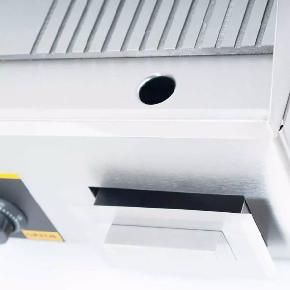 Płyta grillowa 1/2 gładka, 1/2 ryflowana, Gredil, 3.5kW/230 V,