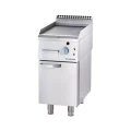 Płyta grillowa nastawna, stalowa, ryflowana, gazowa, 6.5 kW, G20/20
