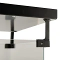 Lampa grzewcza gazowa kwadratowa Stalgast, tarasowy promiennik ciepła 11kW