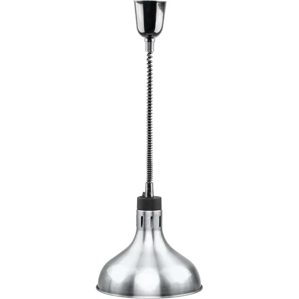 Lampa do podgrzewania potraw wisząca, srebrna, 0.25 kW, 230 V, Ø 290