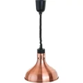 Lampa do podgrzewania potraw wisząca, miedziana, 0.25 kW, 230 V Ø 290