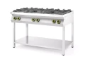 Kuchnia gazowa 6-palnikowa na podstawie otwartej, HENDI, Kitchen Line, 28,5kW