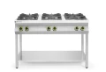 Kuchnia gazowa 6-palnikowa na podstawie otwartej, HENDI, Kitchen Line, 28,5kW