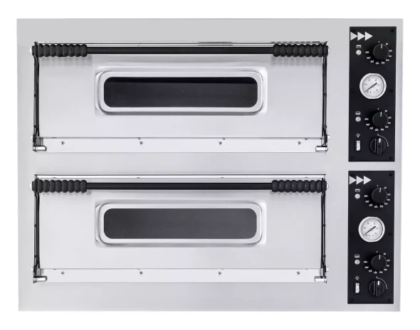 Piec do pizzy Basic 44, Prismafood, 2 komory, 400V/9400W