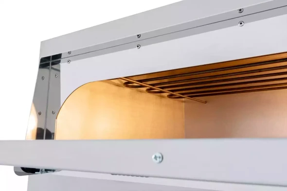 Piec do pizzy Basic 44, Prismafood, 2 komory, 400V/9400W