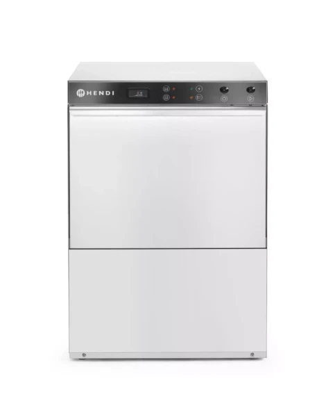 Zmywarka do naczyń 50x50 – sterowana elektromechanicznie, HENDI, z pompą spustową, 400V