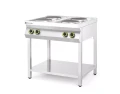 Kuchnia elektryczna 4-płytowa na podstawie otwartej, HENDI, Kitchen Line, 400V