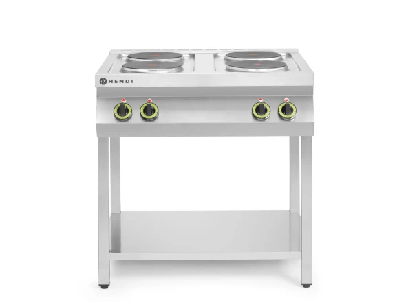 Kuchnia elektryczna 4-płytowa na podstawie otwartej, HENDI, Kitchen Line, 400V