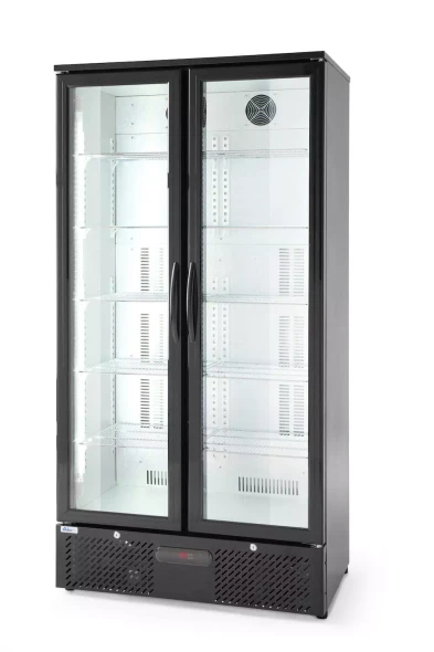 Lodówka barowa 2-drzwiowa, Arktic, 477L, czarny, 220-240V/365W,