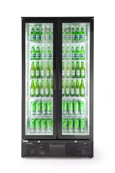 Lodówka barowa 2-drzwiowa, Arktic, 477L, czarny, 220-240V/365W,