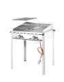 Grill Green Fire 2-palnikowy, HENDI, Profi Line, 2 ruszty ze stali nierdzewnej GN 1/1, 11,6kW
