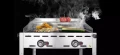 Grill Green Fire 2-palnikowy, HENDI, Profi Line, 2 ruszty ze stali nierdzewnej GN 1/1, 11,6kW