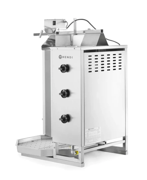 Kebab gazowy, HENDI, Profi Line, 9,75kW, 470x550x(H)960mm