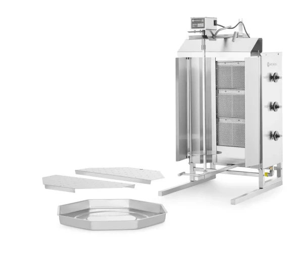 Kebab gazowy, HENDI, Profi Line, 9,75kW, 470x550x(H)960mm