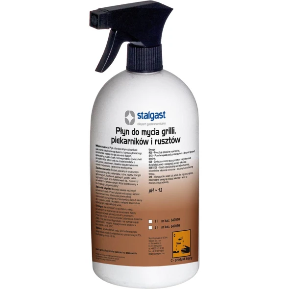 Płyn do mycia grilli i pieców z triggerem, spray, Stalgast  1 l