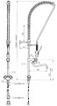 Bateria z prysznicem, HENDI 970515