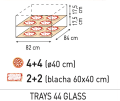 Piec do pizzy Trays 44 Glass, Prismafood, 2 komory