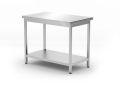 Stół centralny z półką – skręcany, HENDI, Kitchen Line, 1000x600x(H)850