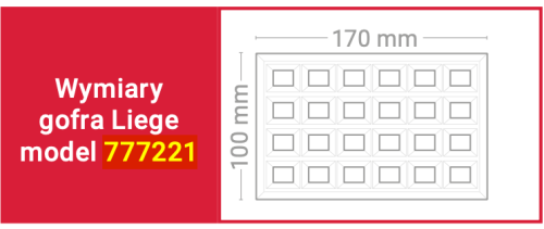 Przejdź do produktu Gofrownica, wzór LIEGE, Roller Grill 1.6 kW, Żeliwne Płyty Grzewcze
