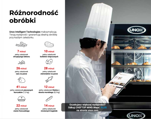 Przejdź do produktu Piec konwekcyjno-parowy UNOX ChefTop plus, XEVC-0711-EPRM, 7xGN1/1, 400V / 11.7 kW
