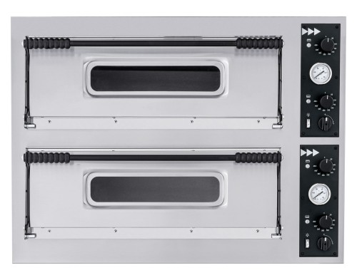 Piec do pizzy Basic XL 44, Prismafood, 2 komory, 400V/12000W, 1000x955x(H)745mm