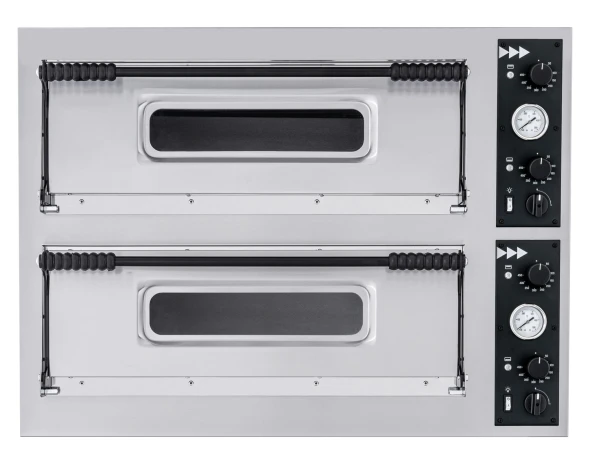 Piec do pizzy Basic XL 44, Prismafood, 2 komory, 400V/12000W, 1000x955x(H)745mm