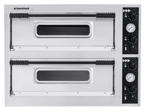 Piec do pizzy Basic Slim, Prismafood, 2 komory, 400V/12000W, 1305x600x(H)745mm