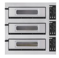 Piec do pizzy 3-stopniowy Basic 3/50 Glass and Light, Prismafood, 400V/1200W, 915x690x(H)900mm