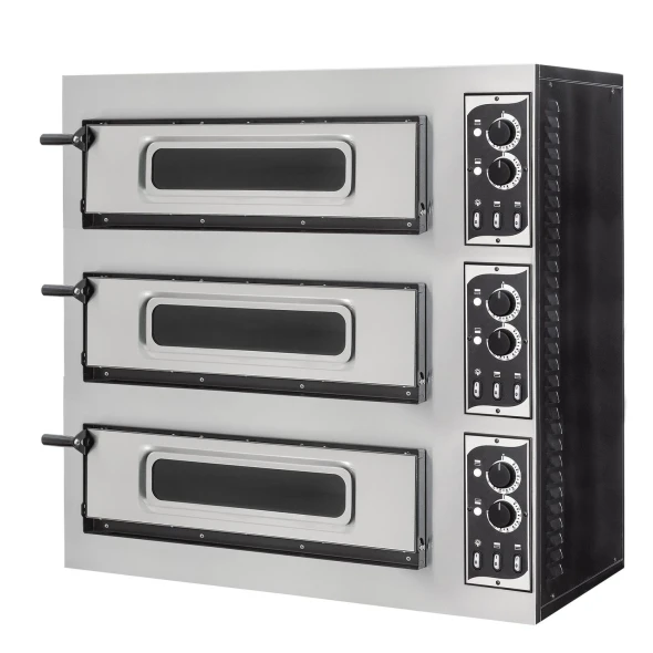 Piec do pizzy 3-stopniowy Basic 3/50 Glass and Light, Prismafood, 400V/1200W, 915x690x(H)900mm