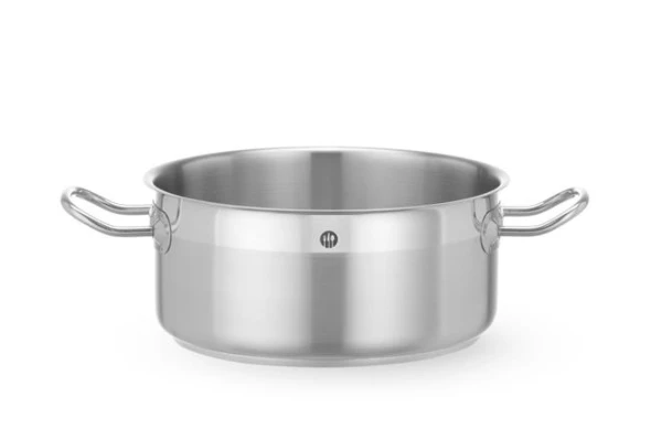 Garnek niski bez pokrywki, HENDI, Profi Line, 4,7L, ⌀240x(H)105mm, Okrągły