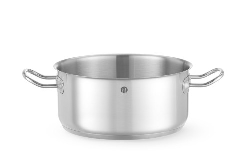 Garnek niski bez pokrywki, HENDI, Kitchen Line, 4,9L, ⌀240x(H)110mm
