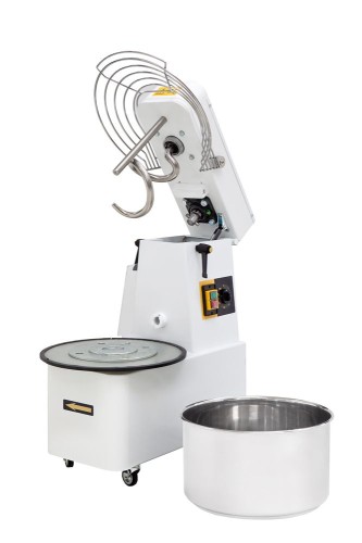 Przejdź do produktu Miesiarka spiralna z wyjmowaną dzieżą o 2 prędkościach, 32 l, Prismafood, 88 kg/h, 32L, 400V/1700W, 435x740x(H)820mm