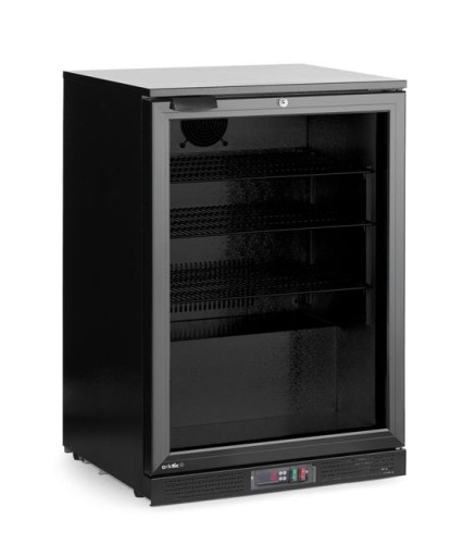 Lodówka barowa 1-drzwiowa, Arktic, 105L, czarny, 230V/120W, 600x530x(H)870mm