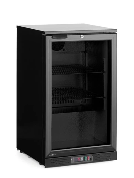 Lodówka barowa 1-drzwiowa, Arktic, 86L, czarny, 230V/120W, 500x530x(H)870mm
