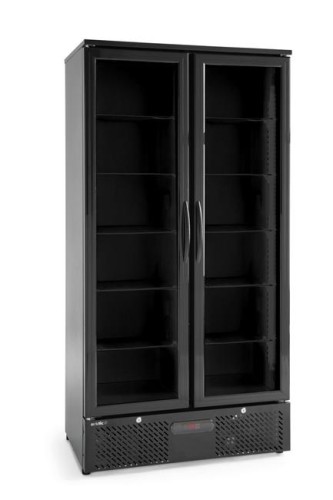 Lodówka barowa 2-drzwiowa, Arktic, 477L, czarny, 230V/365W, 530x900x(H)1820mm