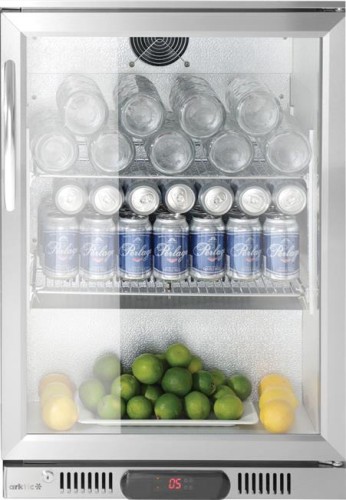 Lodówka barowa podblatowa 1-drzwiowa, Arktic, 75L, srebrny, 230V/175W, 500x530x(H)870mm