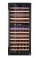 Lodówka do wina, 2-strefowa, 124 butelki, Arktic, czarny, 569x595x(H)1397mm