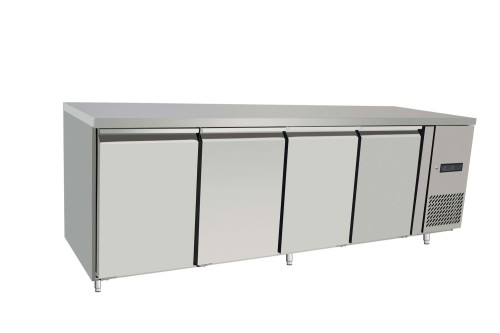 Stół chłodniczy, 4-drzwiowy, Arktic, Profi Line, Bez tylnego rantu, 450L, 230V/400W, 700x2230x(H)839mm