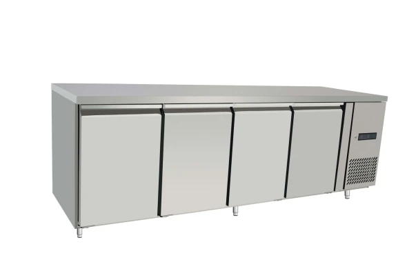 Stół chłodniczy, 4-drzwiowy, Arktic, Profi Line, Bez tylnego rantu, 450L, 230V/400W, 700x2230x(H)839mm