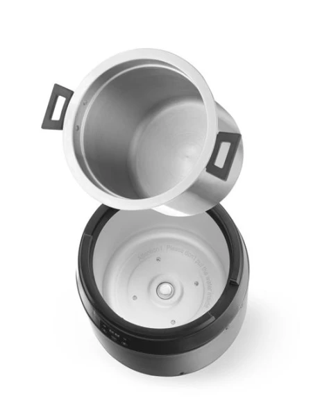 Kociołek do zupy Waterless, 10l, HENDI, 10L, czarny, 230V/450W, ⌀330x(H)398mm