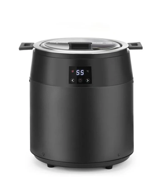 Kociołek do zupy Waterless, 10l, HENDI, 10L, czarny, 230V/450W, ⌀330x(H)398mm