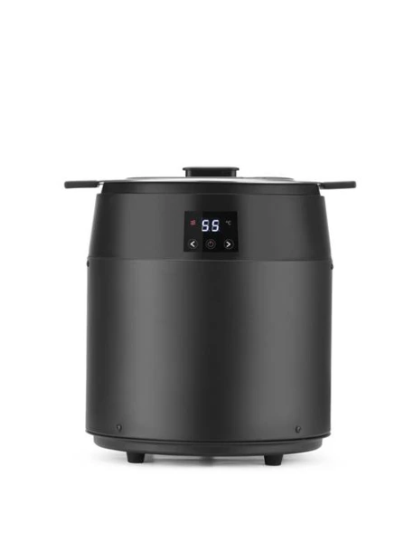 Kociołek do zupy Waterless, 10l, HENDI, 10L, czarny, 230V/450W, ⌀330x(H)398mm