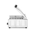 Podgrzewacz rolkowy do parówek jednostrefowy, z energooszczędną pokrywą, HENDI, 9 rolek, 230V/790W, 566x450x(H)259mm