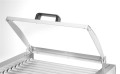 Podgrzewacz rolkowy do parówek jednostrefowy, z energooszczędną pokrywą, HENDI, 9 rolek, 230V/790W, 566x450x(H)259mm